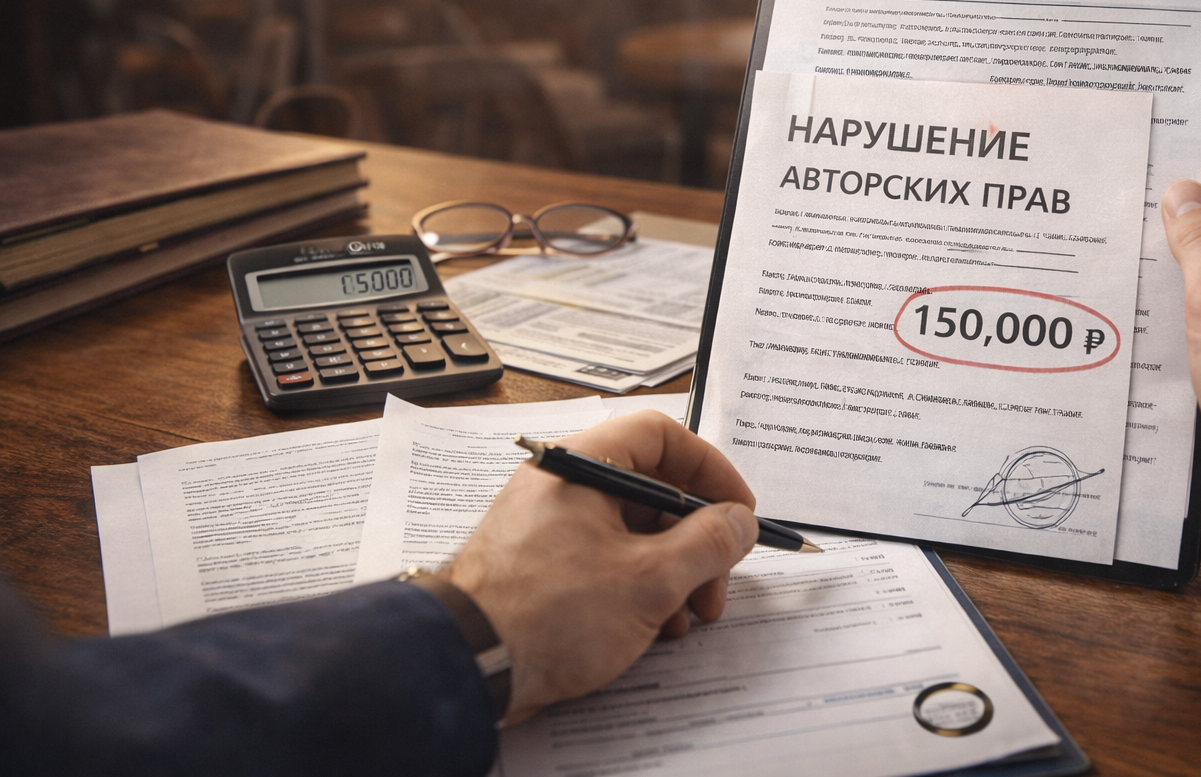 Документы о нарушении авторских прав за использование музыки без лицензии